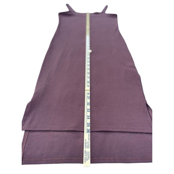 The Drop Amelia Ribbed Tank Midi Dress in Chocolate Brown – Medium - Picture 9 of 12